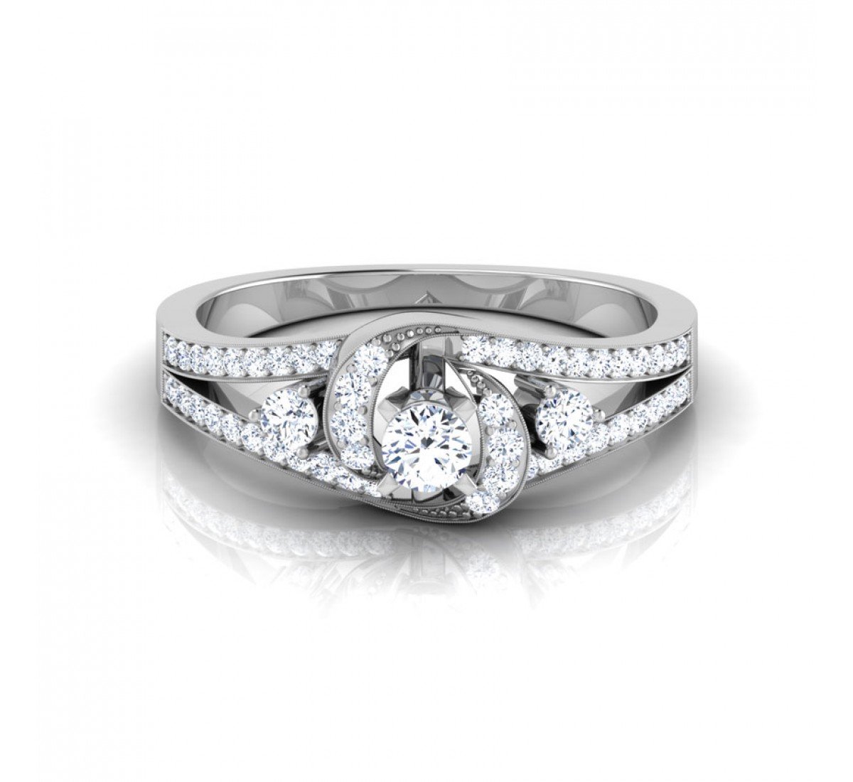Shimmering Solitaire Diamond Ring