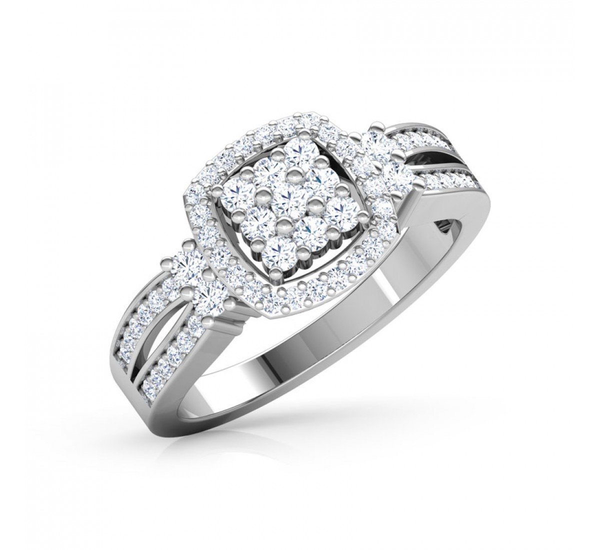 Galaxial Petals Diamond Ring