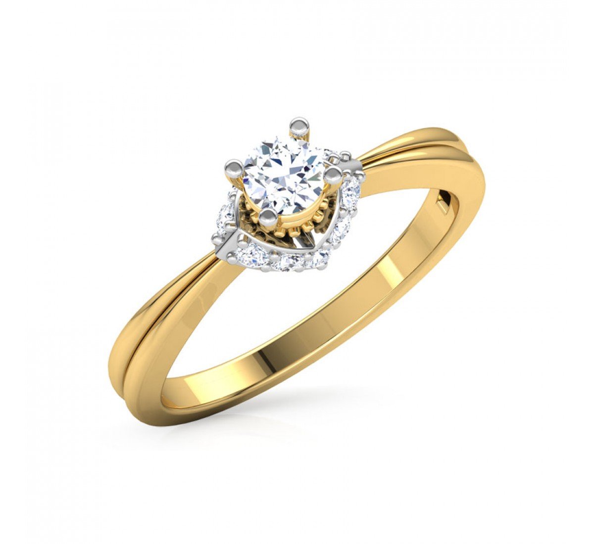 Altoa Baguette Solitaire Diamond Ring