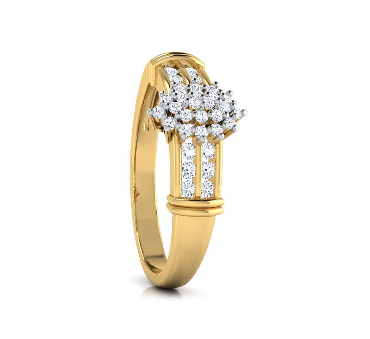 Ephemeral Gleaming Diamond Ring