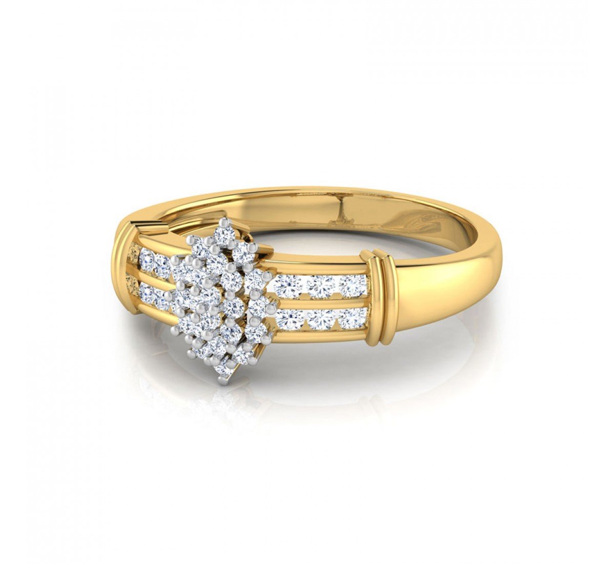 Ephemeral Gleaming Diamond Ring