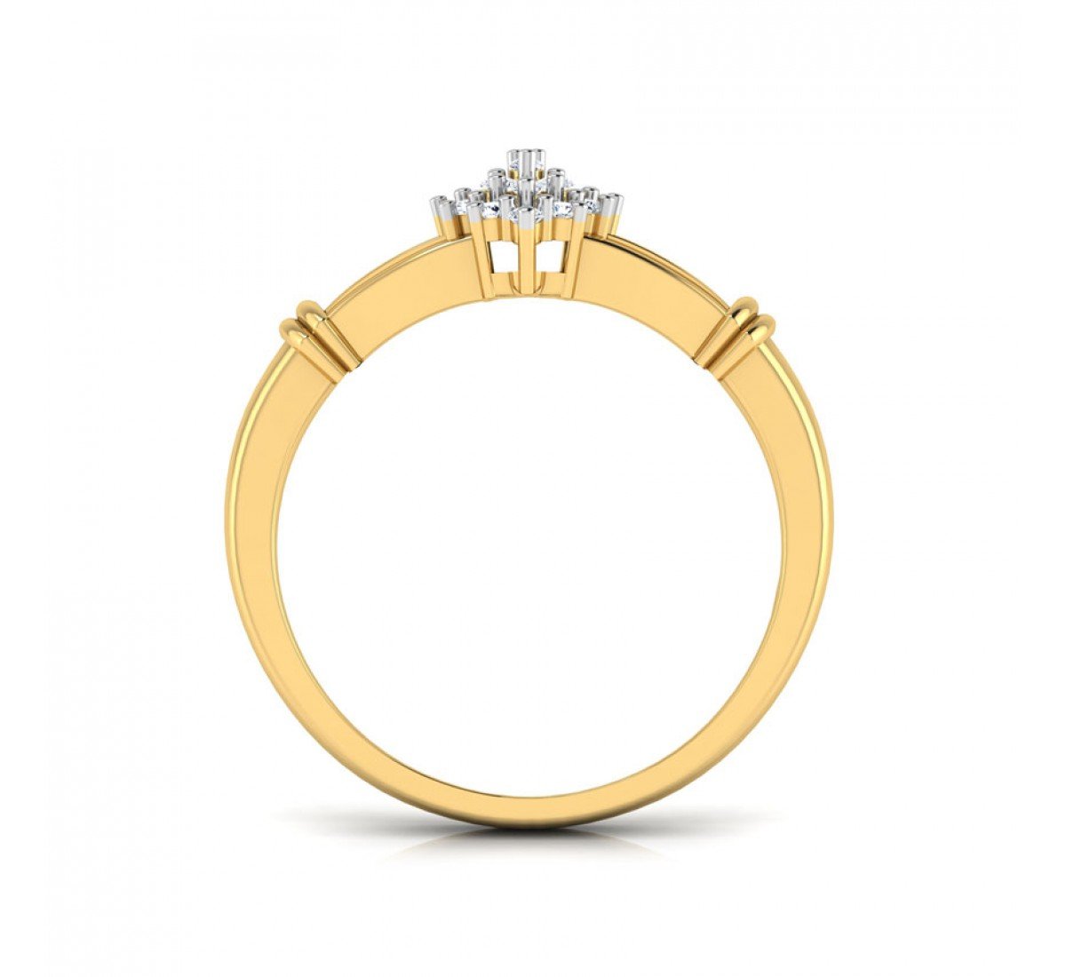 Ephemeral Gleaming Diamond Ring