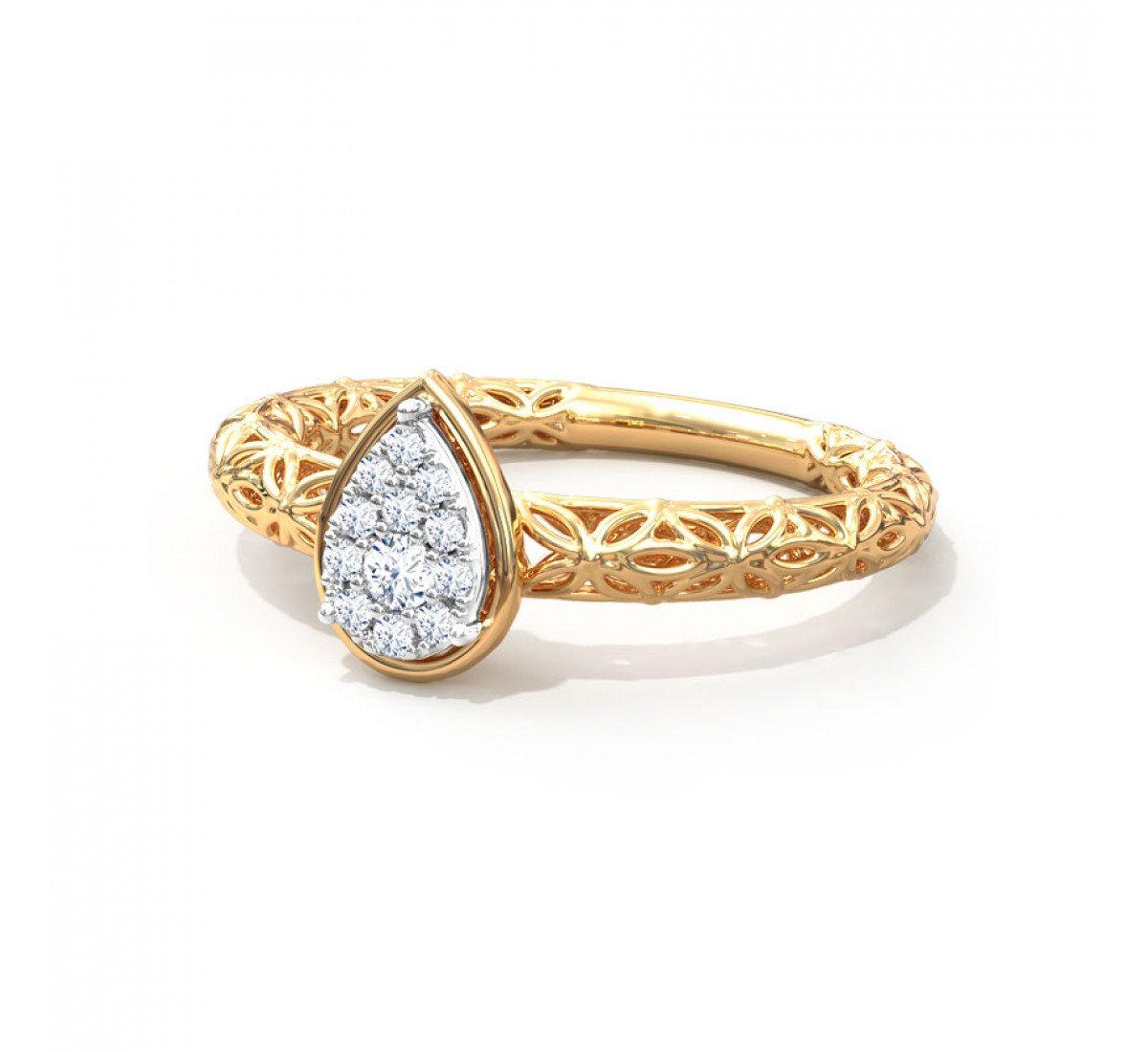 Adele Ripple Diamond Ring