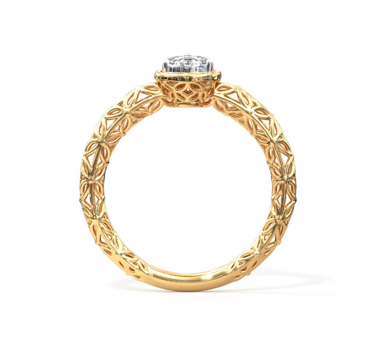 Adele Ripple Diamond Ring