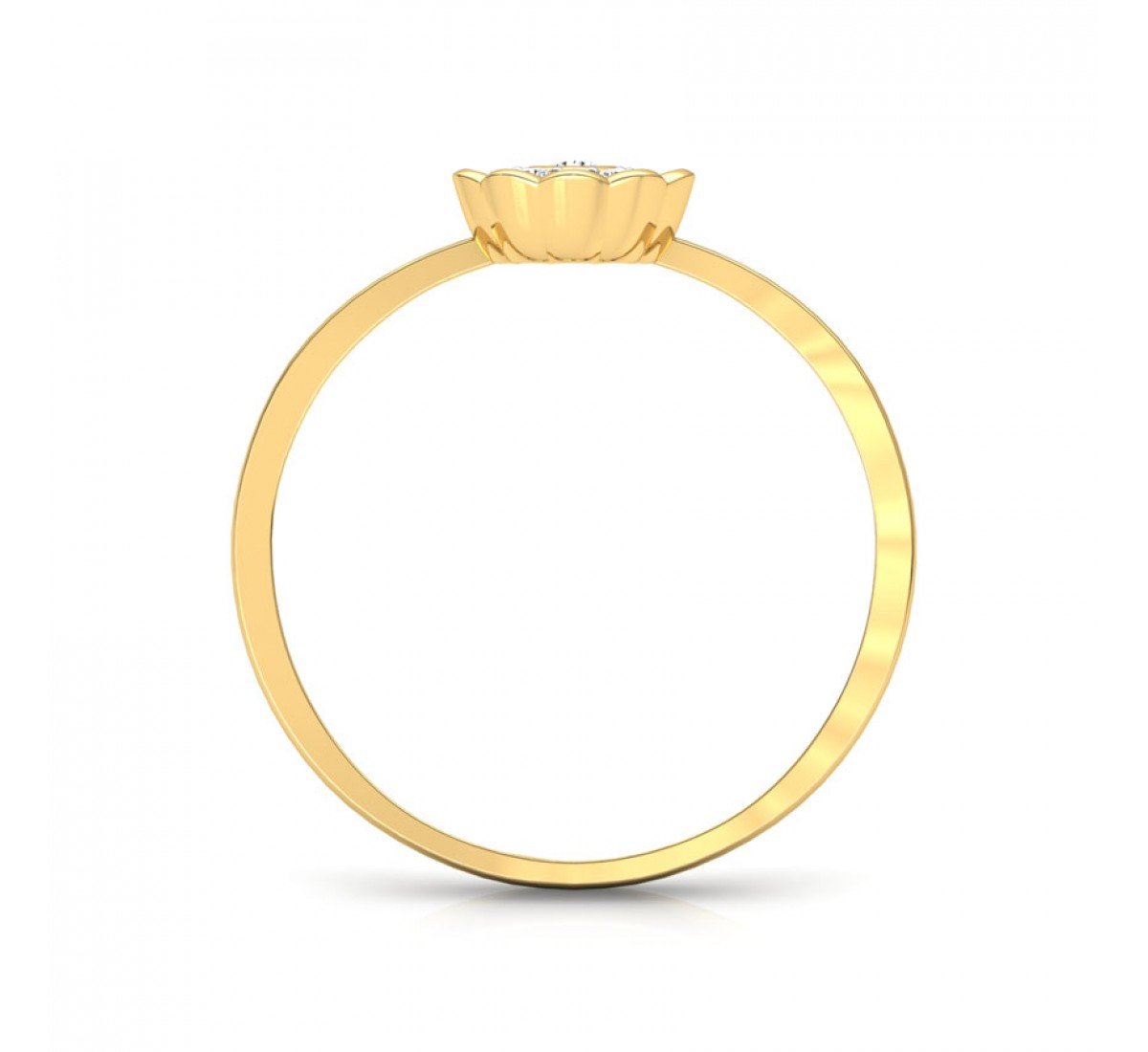 Crafted Pretty Diamond Ring