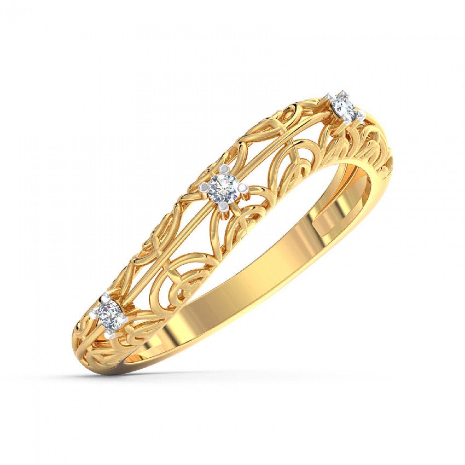Charm of Tami Clover Diamond Ring