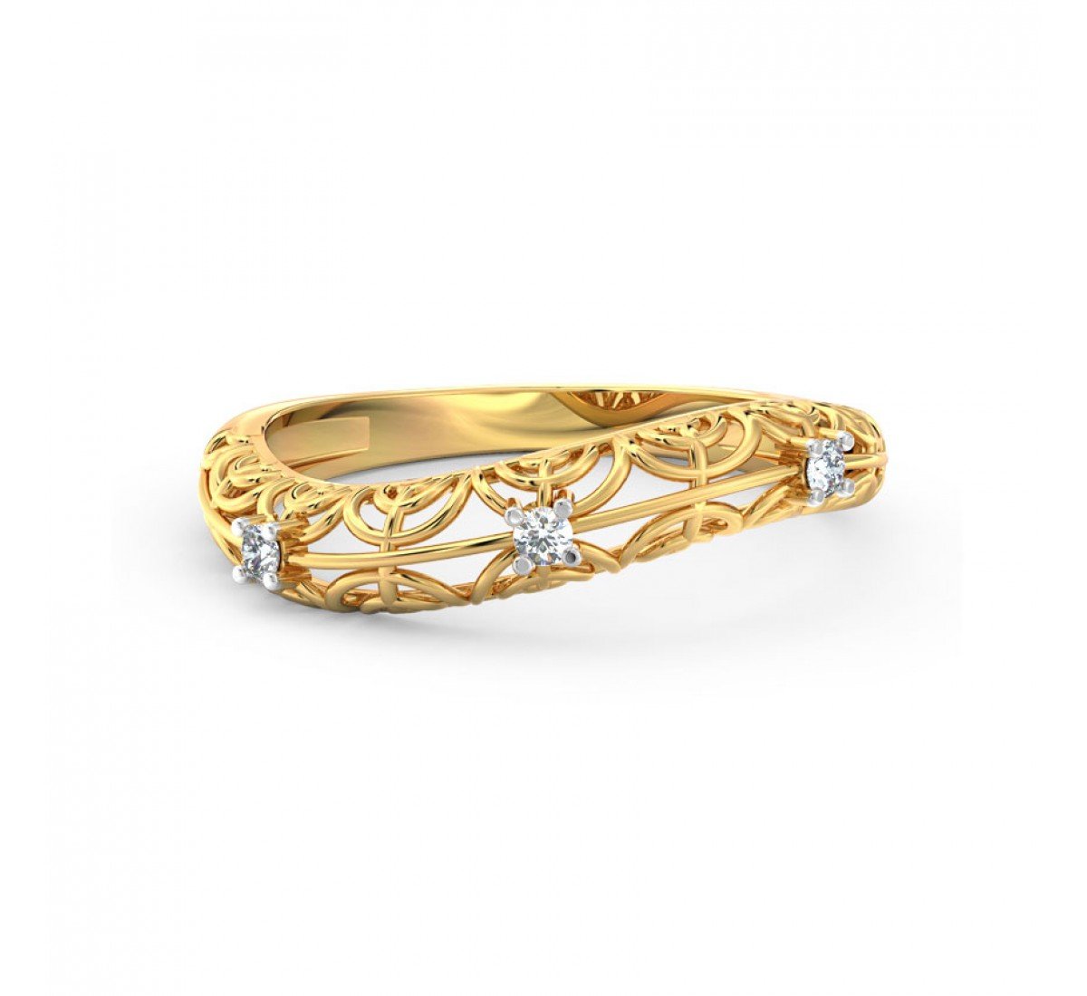 Charm of Tami Clover Diamond Ring