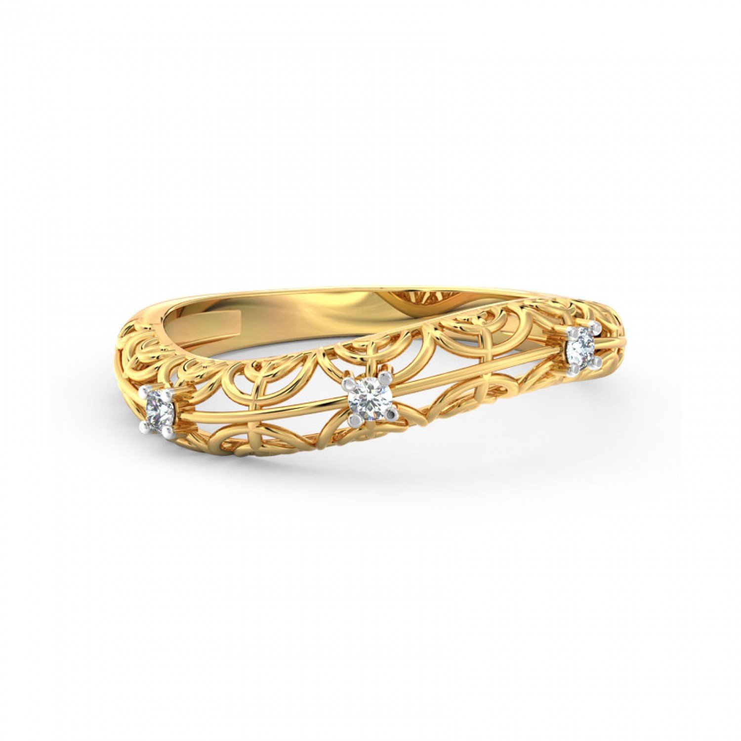 Charm of Tami Clover Diamond Ring