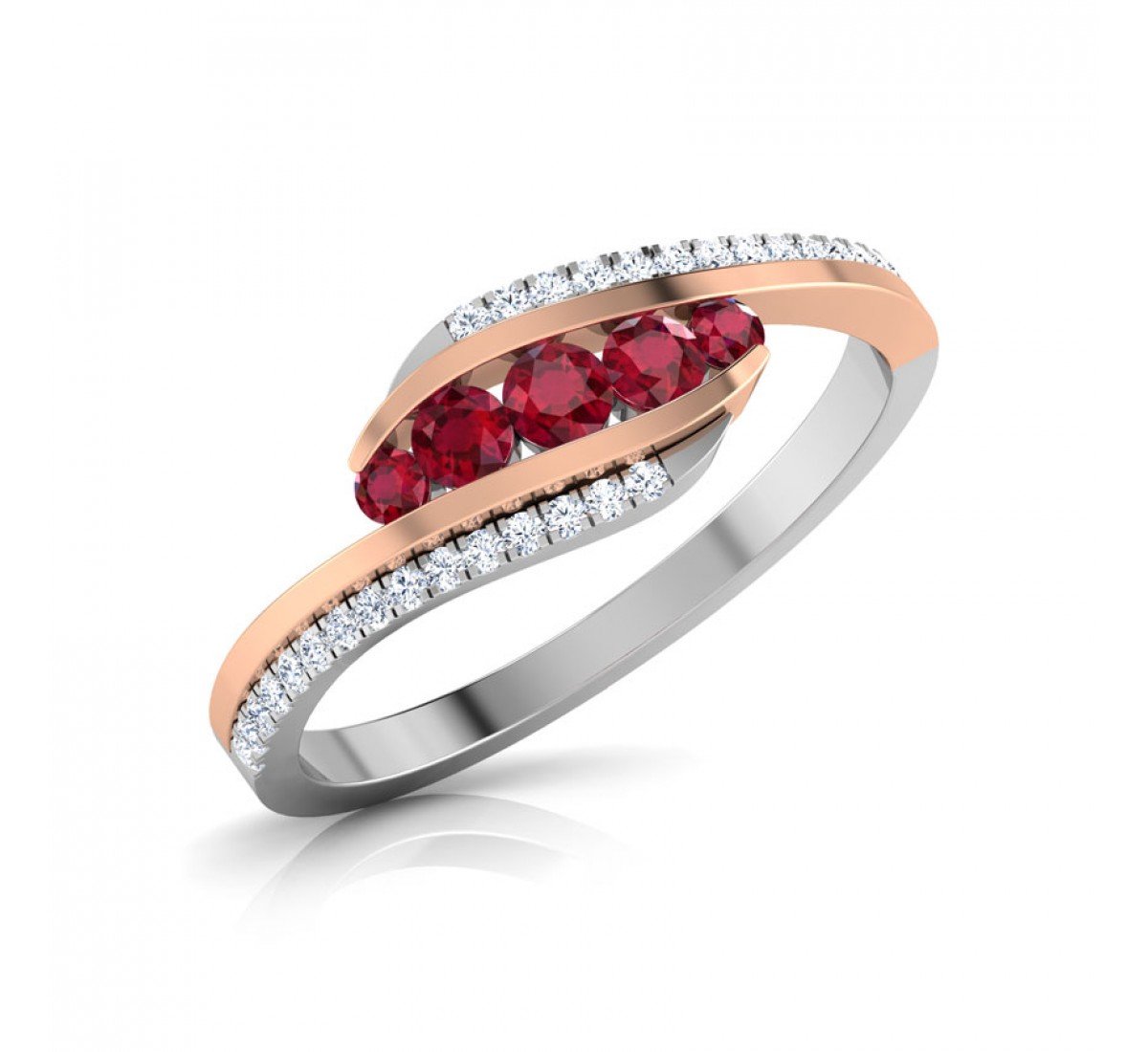 Radiant Glow Diamond Ring