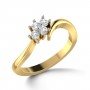 Notch Tender Diamond Ring