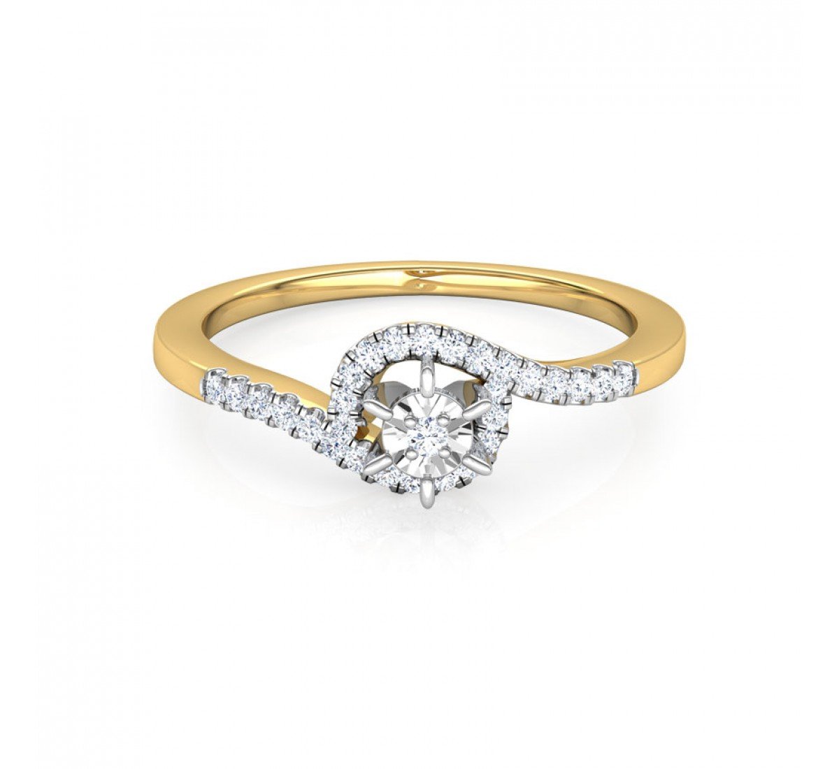 Imperial Twist Diamond Ring