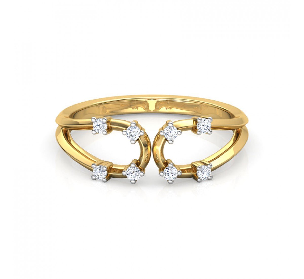 Aberdine Greenish Diamond Ring