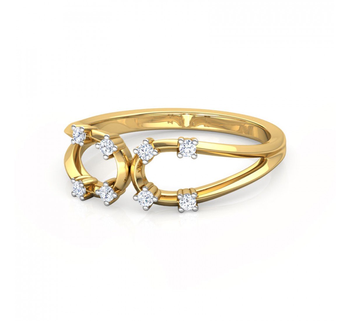 Aberdine Greenish Diamond Ring