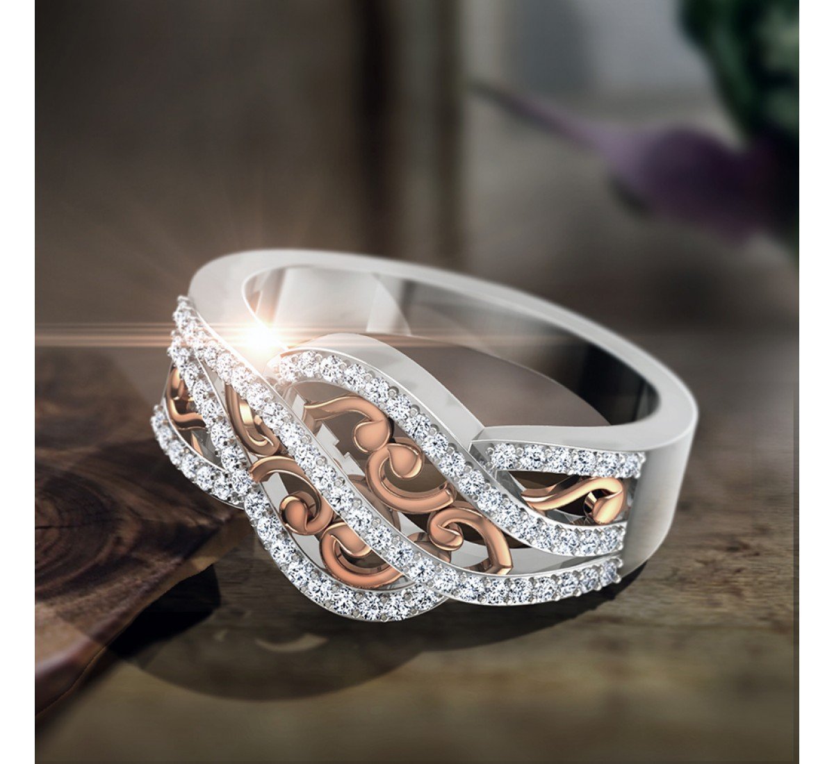 Twilight of Ponderize Diamond Ring