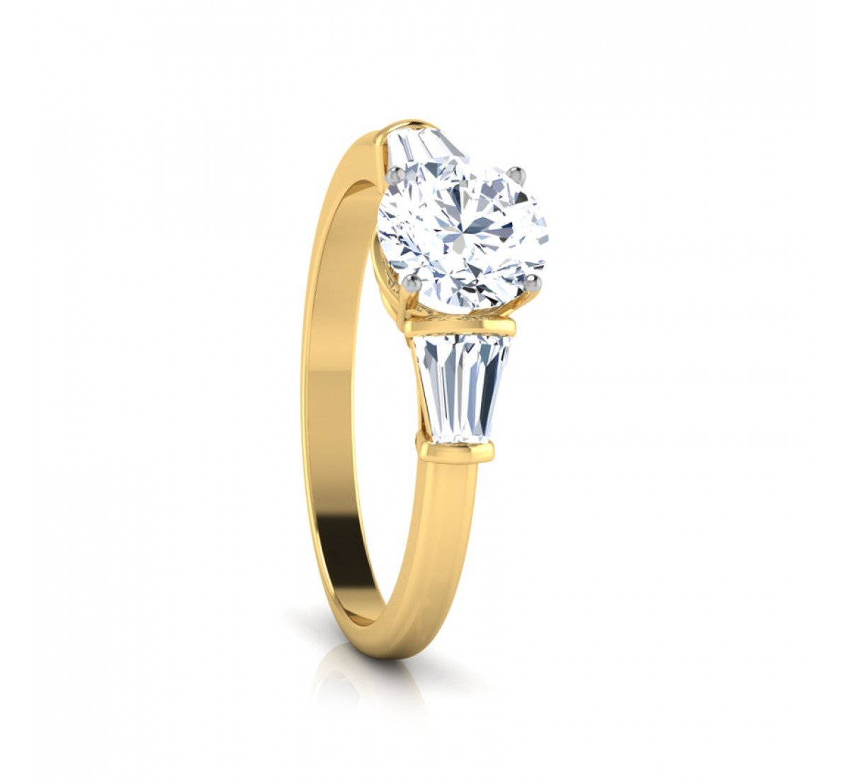 Pivotal Solitaire Diamond Ring