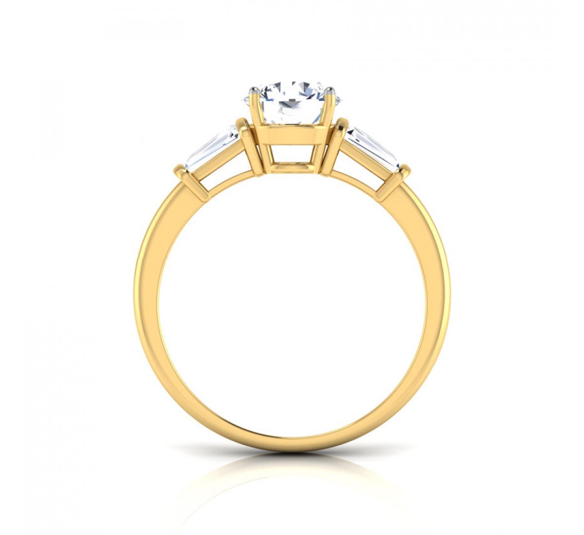 Pivotal Solitaire Diamond Ring