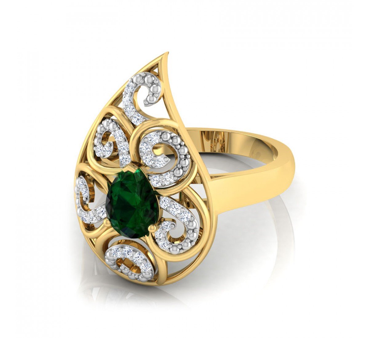 Avalanche Diamond Ring