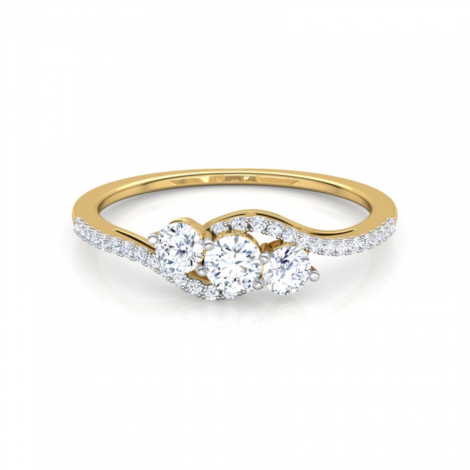 Aquarelle Solitaire Diamond Ring