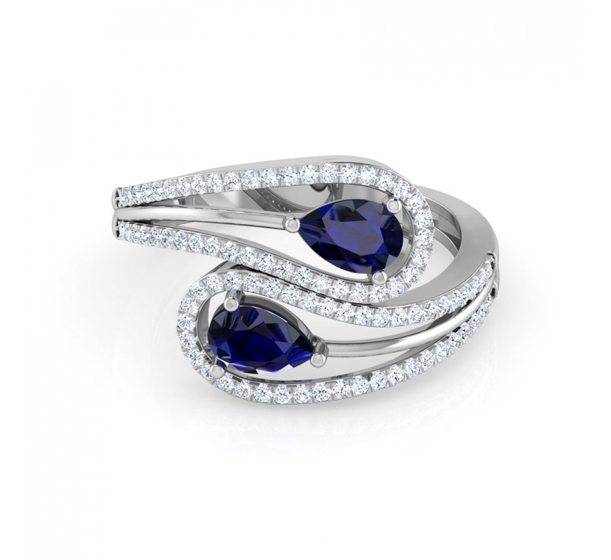 Swan Grace Diamond Ring