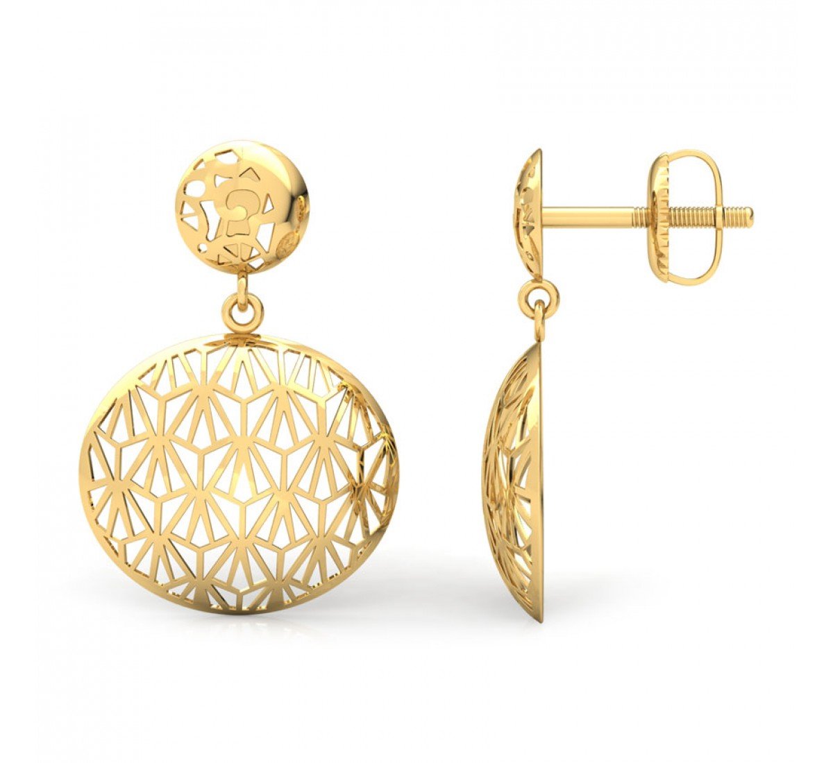 Reverie Syren Gold Earrings