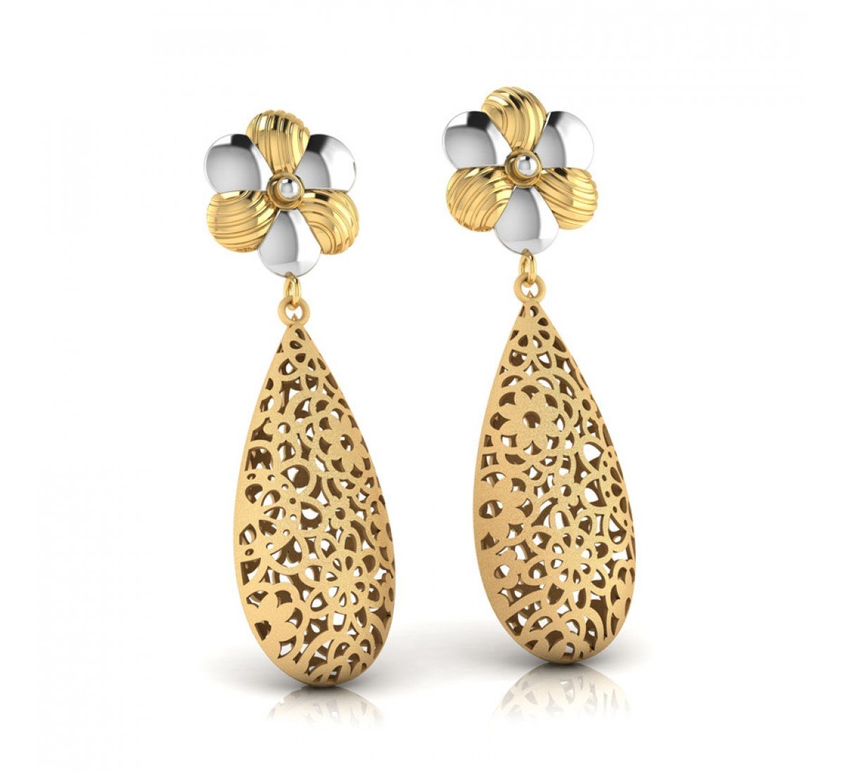 Aveline Jiera Gold Earrings