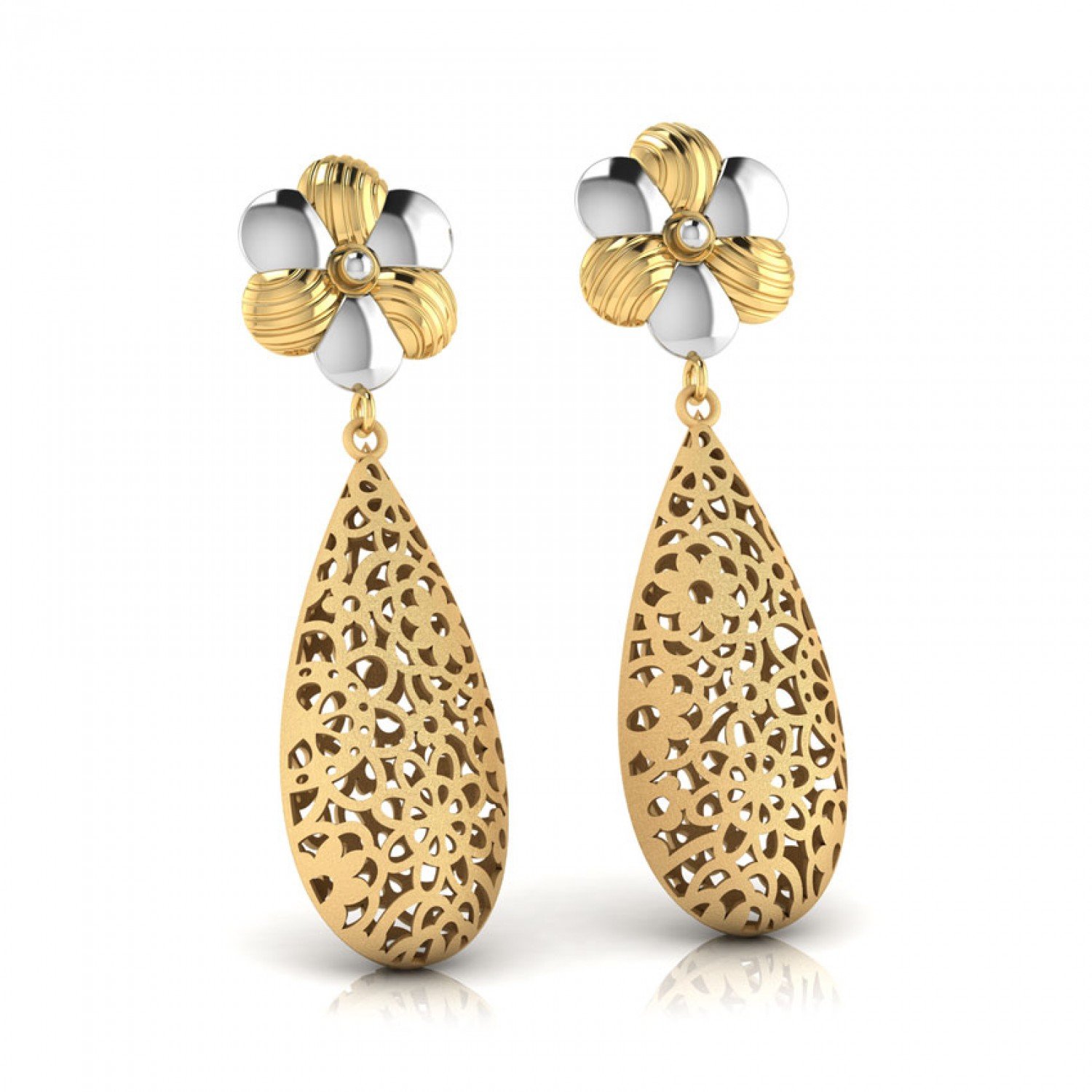 Aveline Jiera Gold Earrings