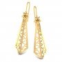 Dusk Floweret Gold Earrings