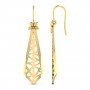 Dusk Floweret Gold Earrings