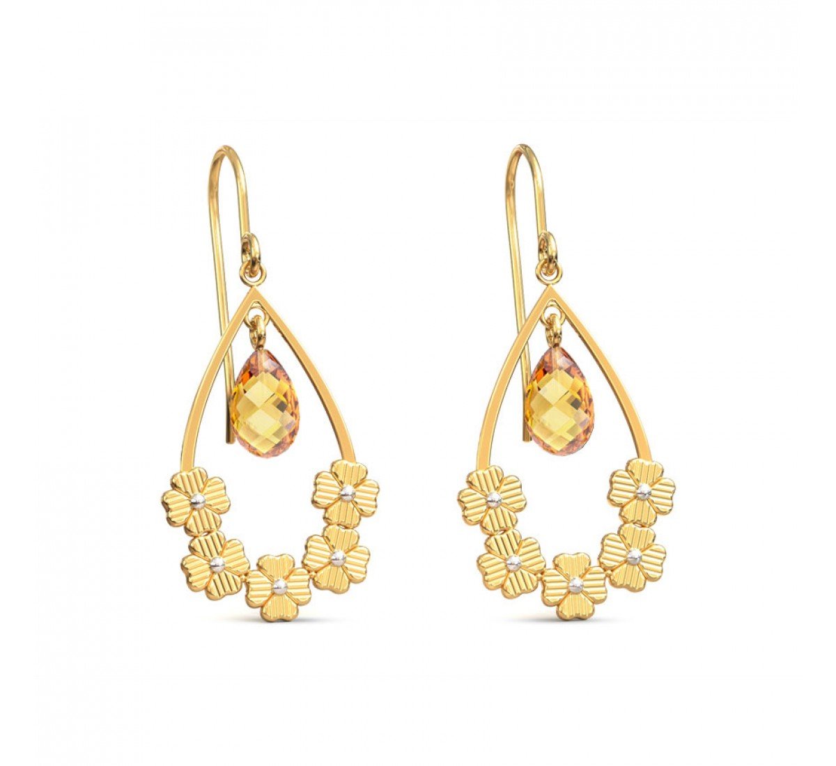 Zenara Bevan Gold Earrings