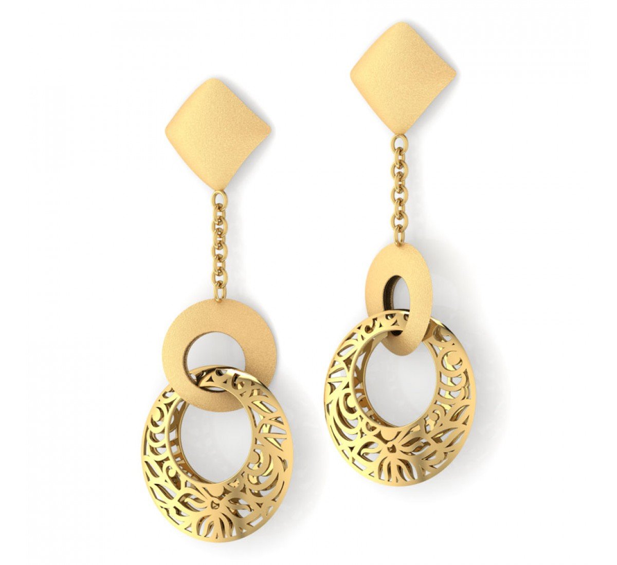 Arcane Luxor Gold Earrings