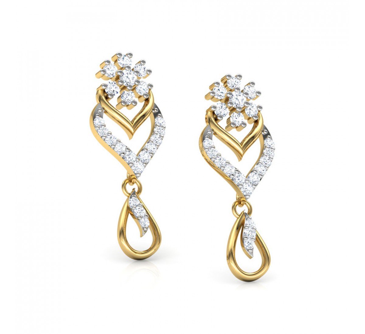 Quanta Logy Diamond Earrings