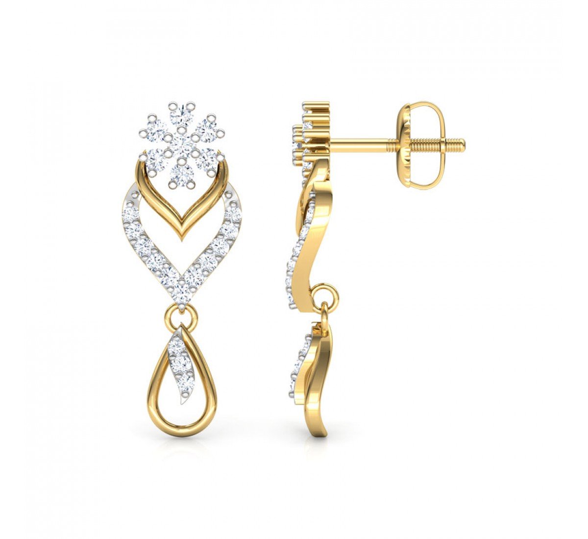 Quanta Logy Diamond Earrings