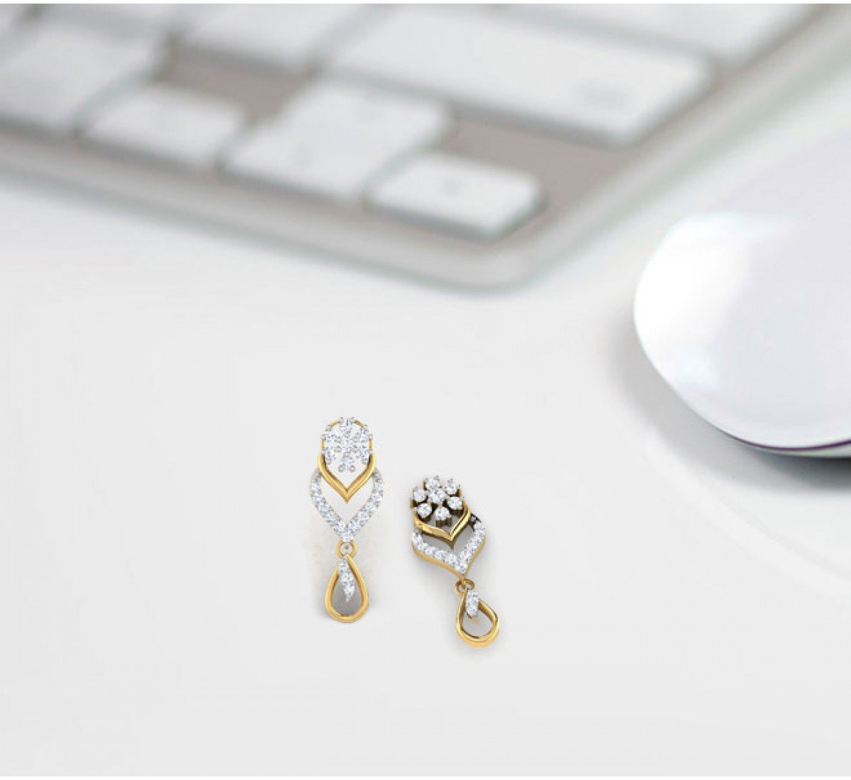 Quanta Logy Diamond Earrings
