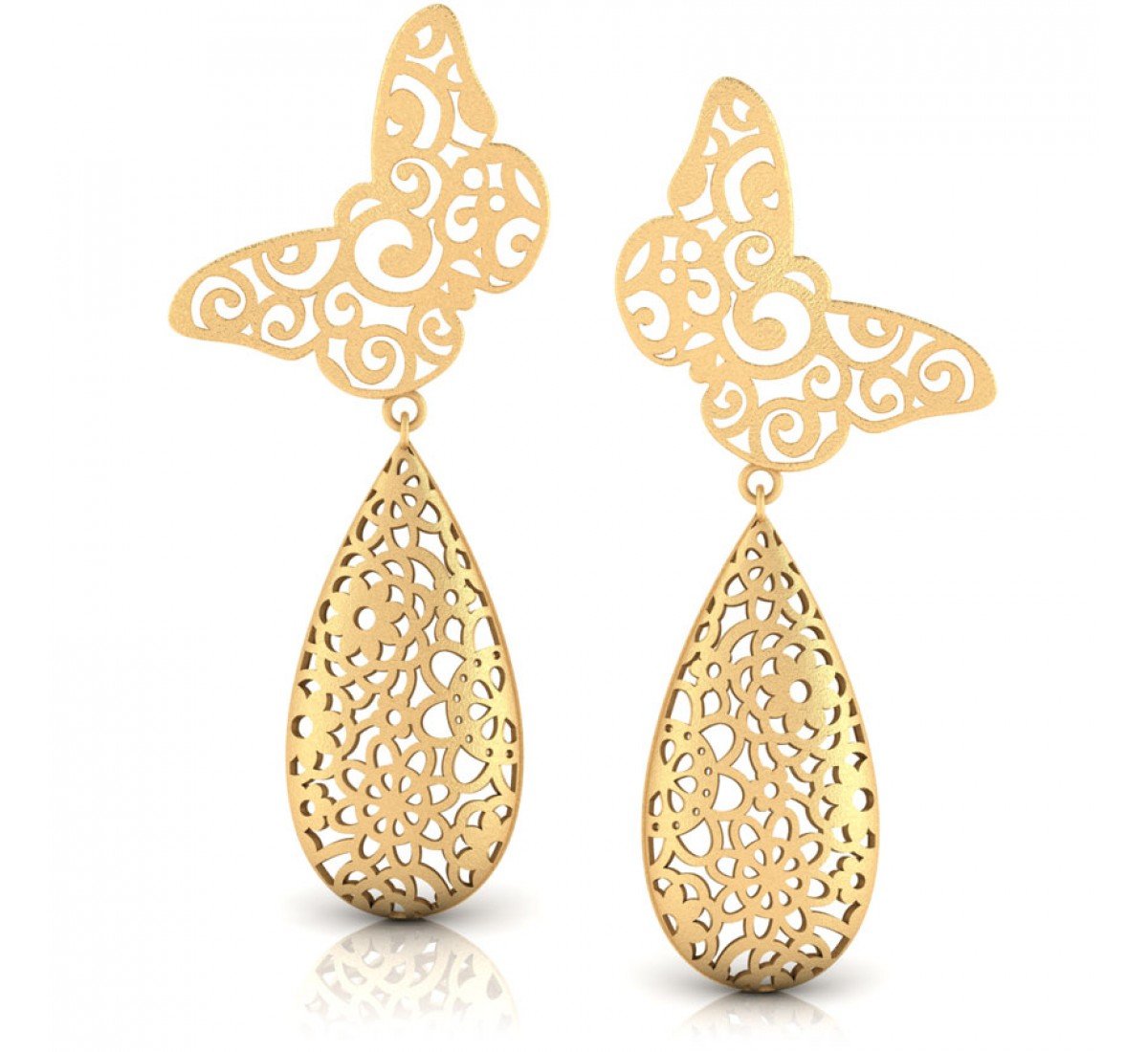 Glintora Blazing Gold Earrings