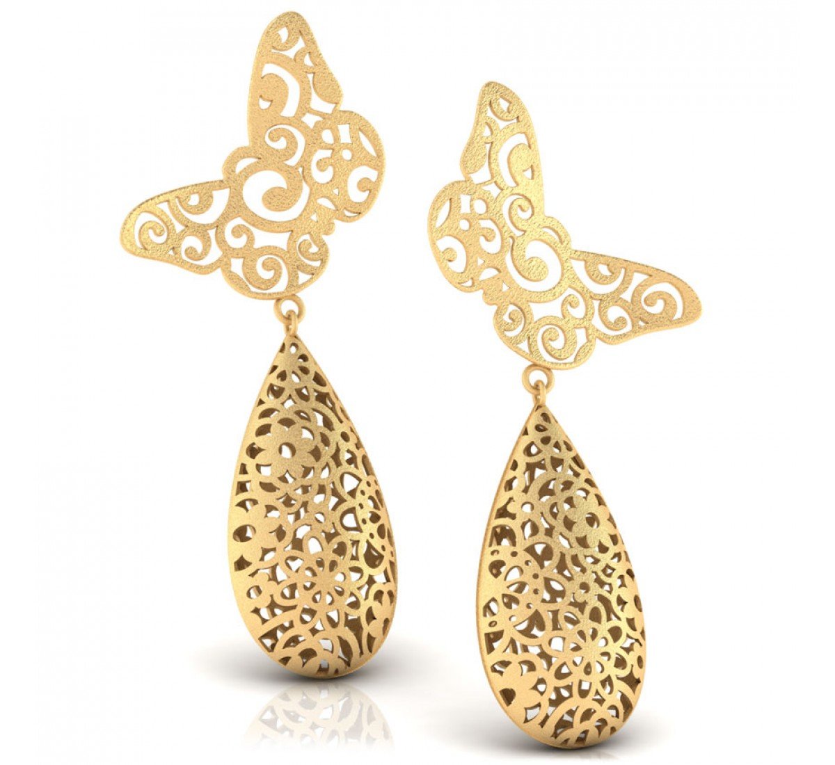 Glintora Blazing Gold Earrings