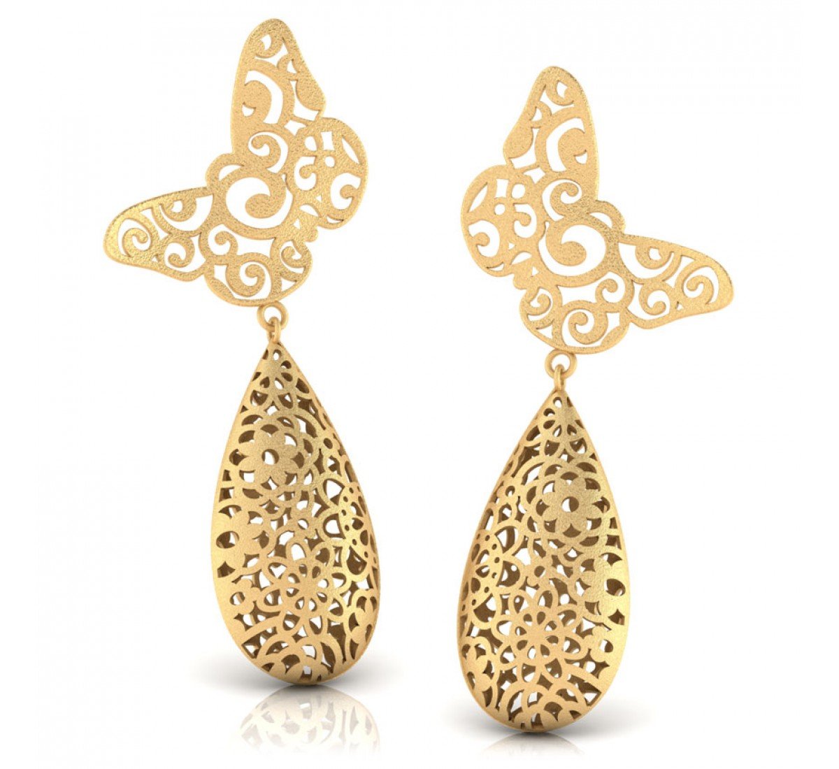 Glintora Blazing Gold Earrings