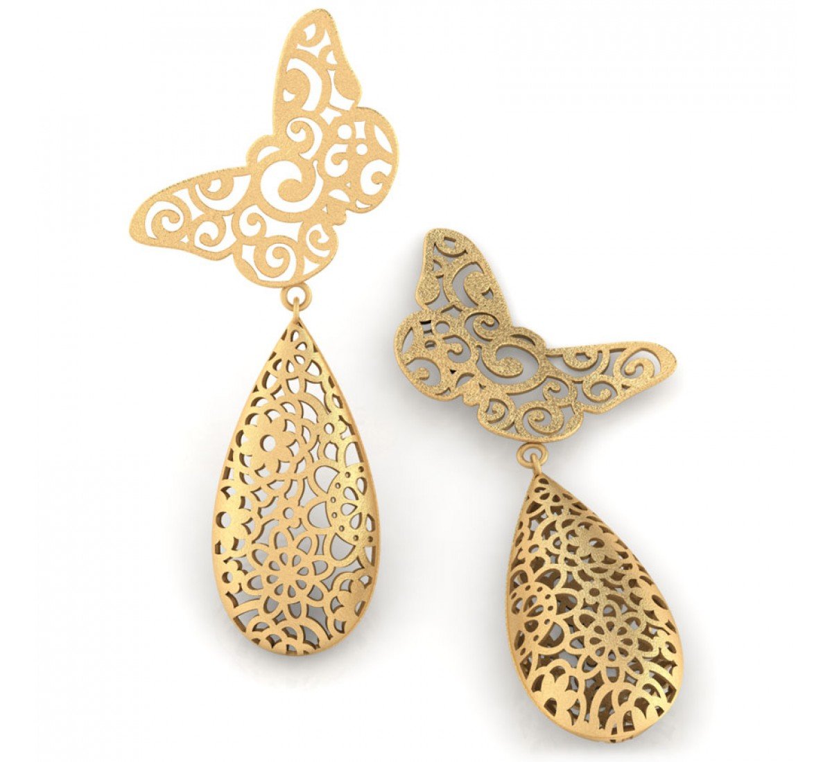 Glintora Blazing Gold Earrings