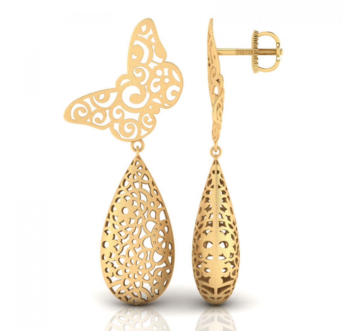 Glintora Blazing Gold Earrings