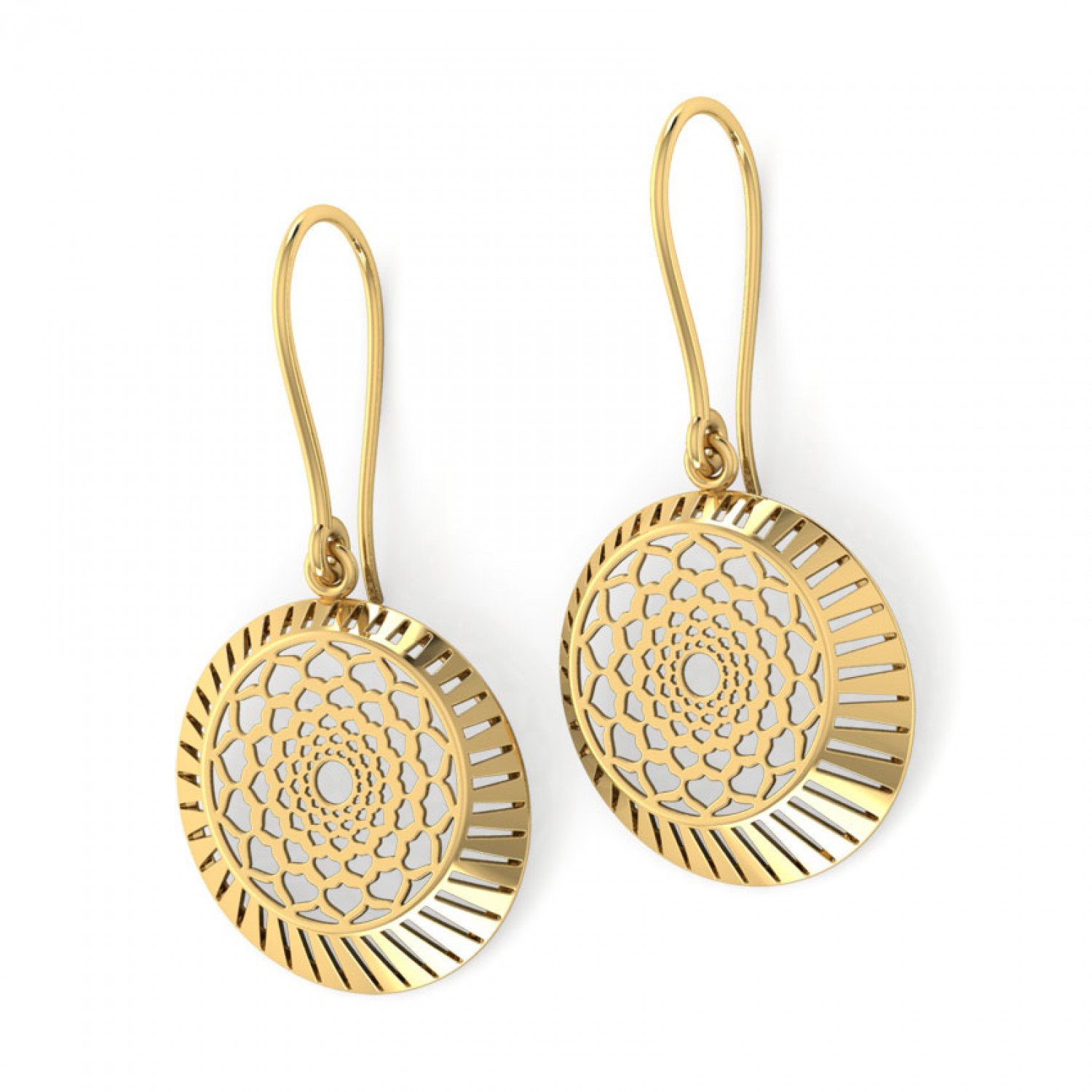 Flare Harmonix Gold Earrings