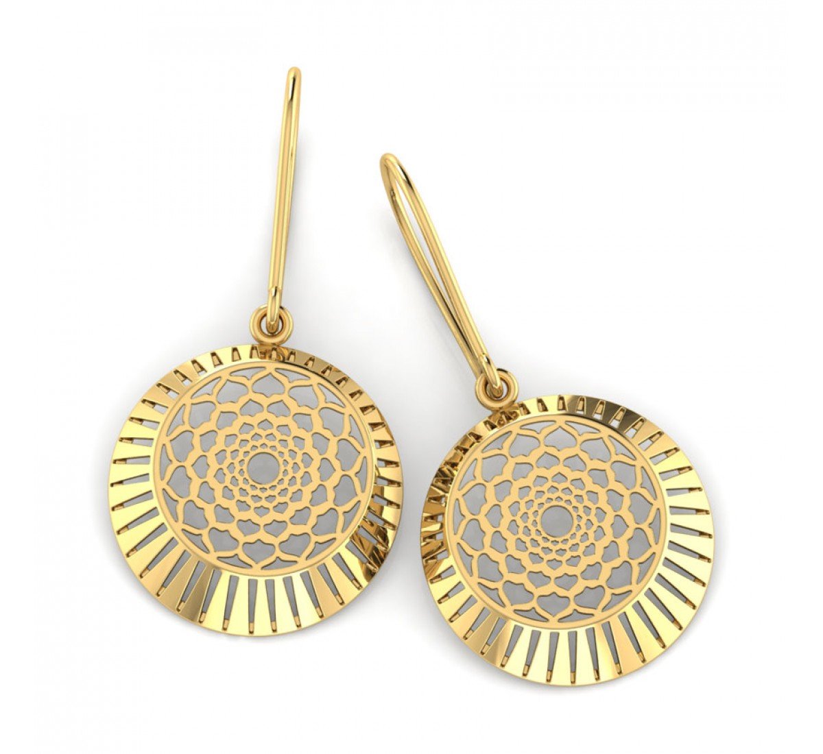 Flare Harmonix Gold Earrings