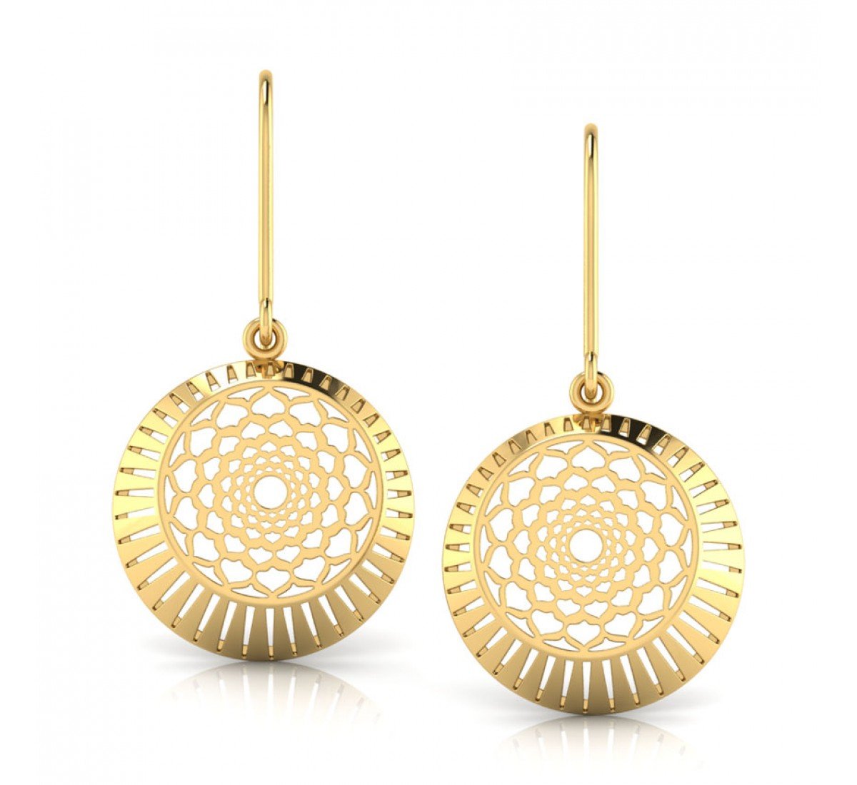 Flare Harmonix Gold Earrings