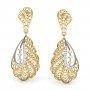 Covet Spiral Diamond Earrings