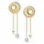 Lavinia Crescent Diamond Earrings