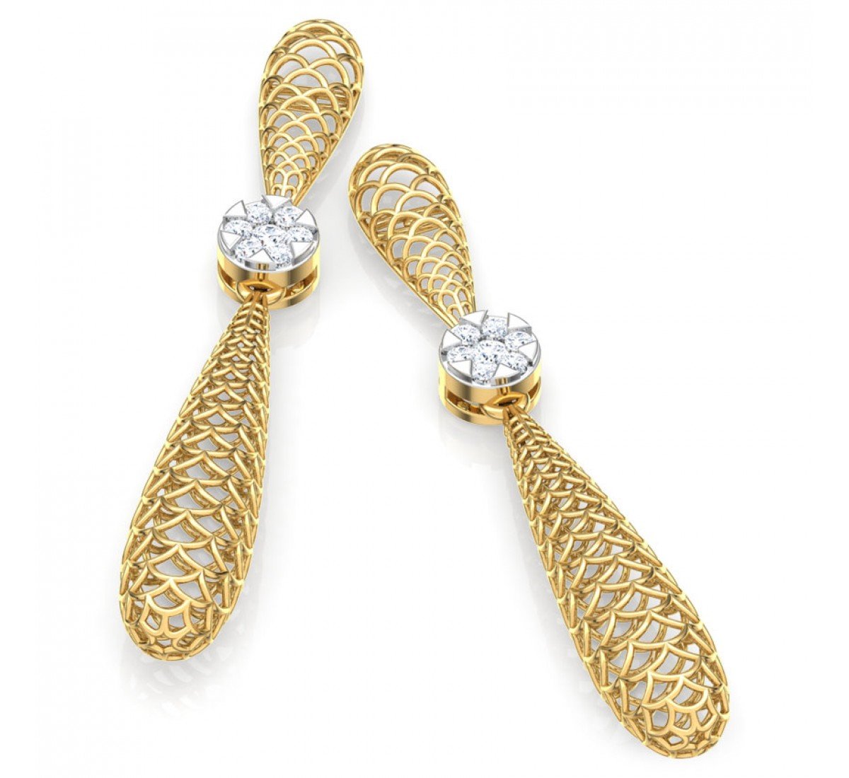 Myrtle Entwine Diamond Earrings