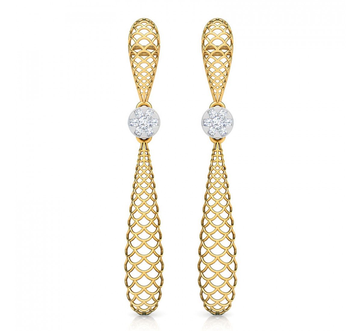 Myrtle Entwine Diamond Earrings