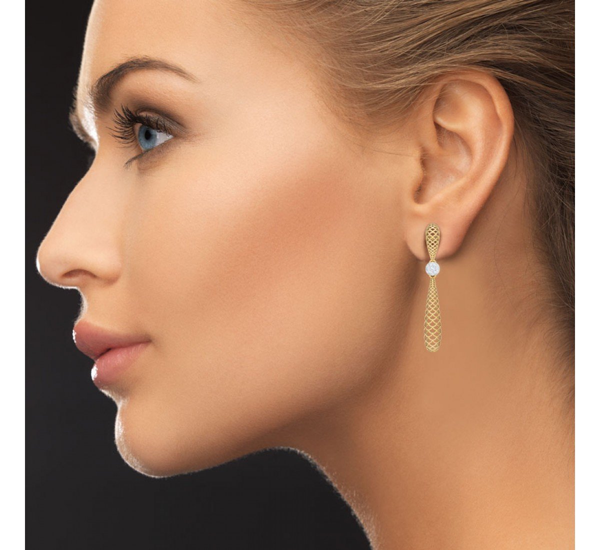 Myrtle Entwine Diamond Earrings