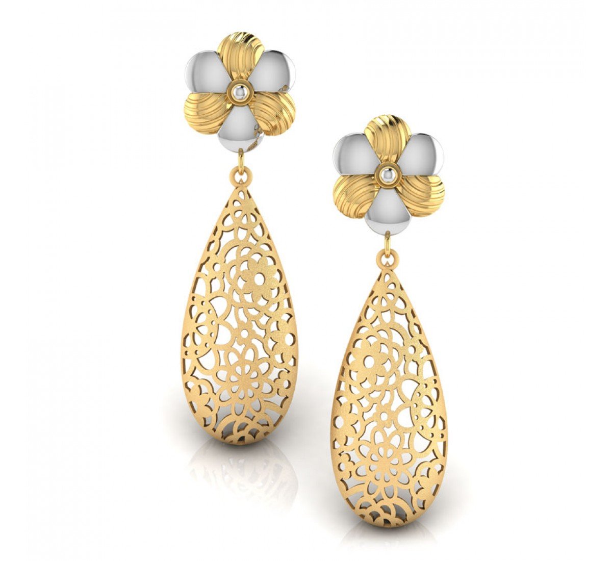 Casablanca Ornate Diamond Earrings