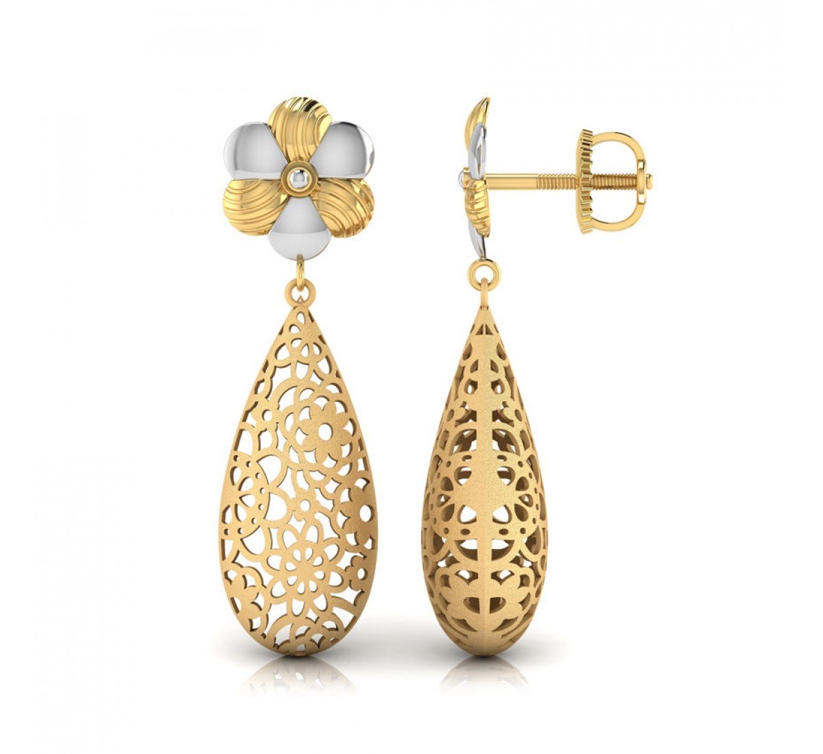 Casablanca Ornate Diamond Earrings