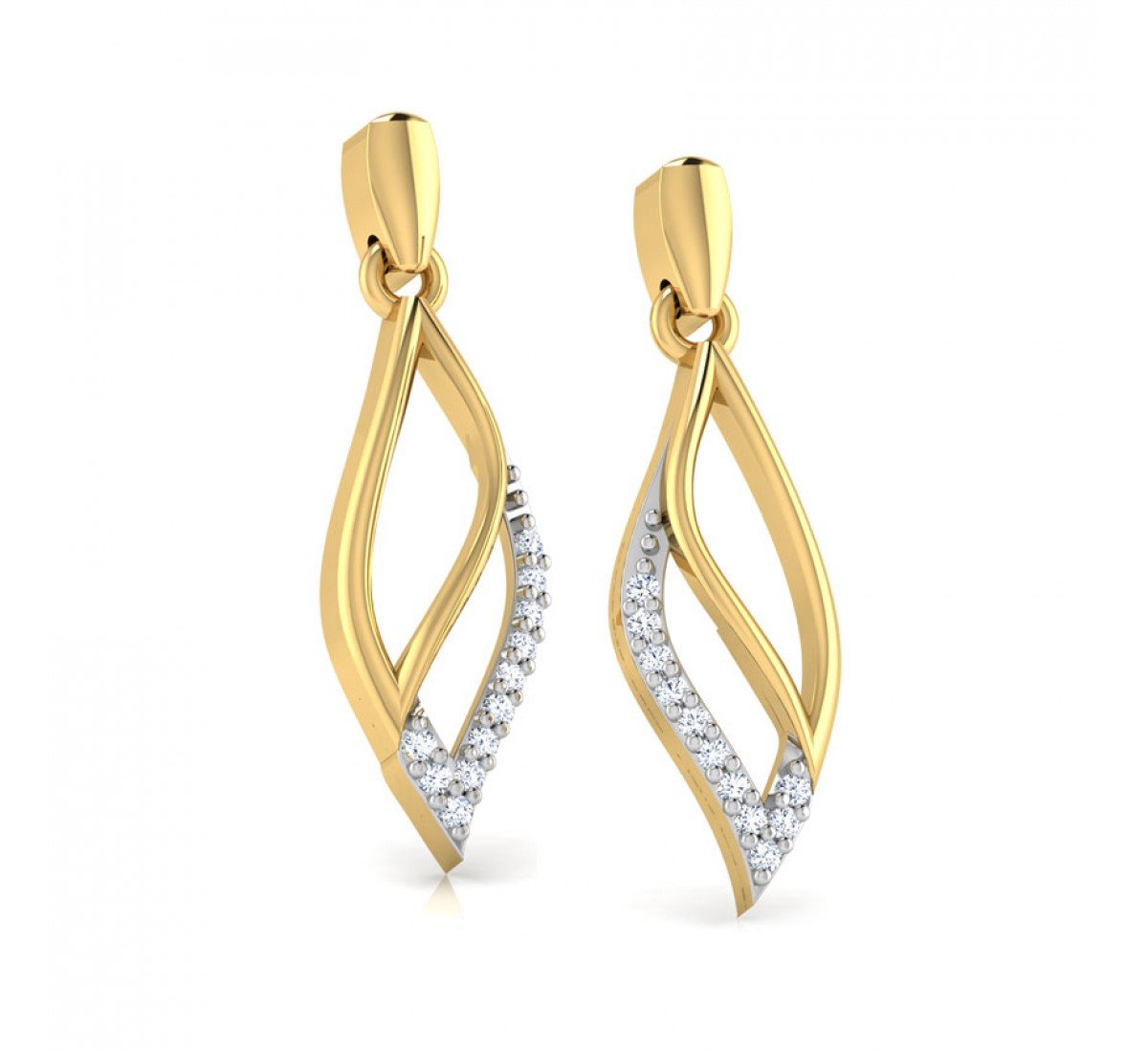 Lolly Cradle Diamond Earrings