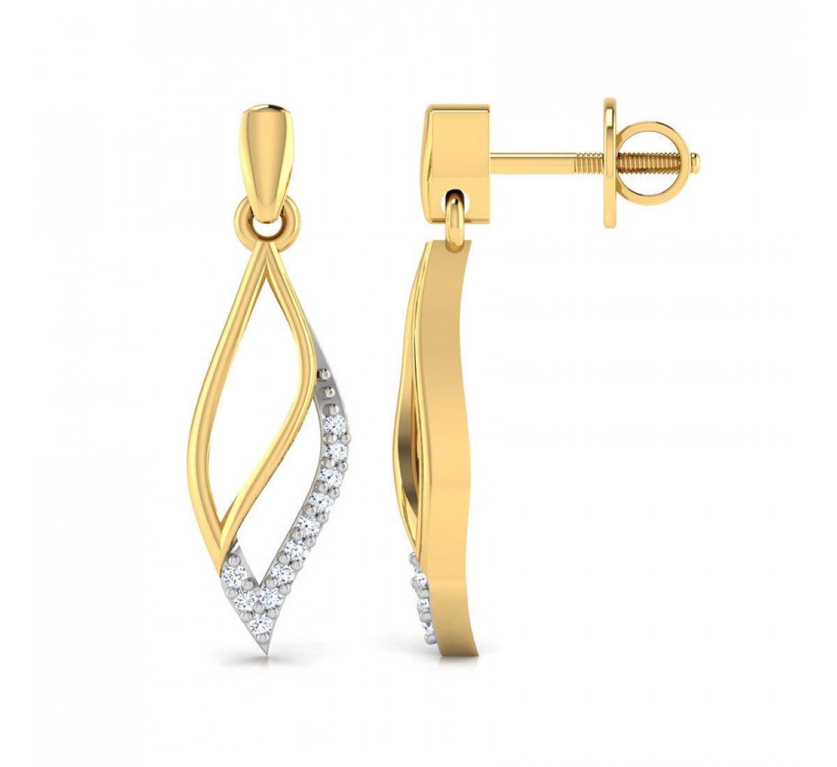 Lolly Cradle Diamond Earrings